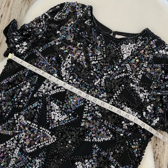 Vintage Beaded Silk Top by StyleWorks Size Large - Picture 9 of 11